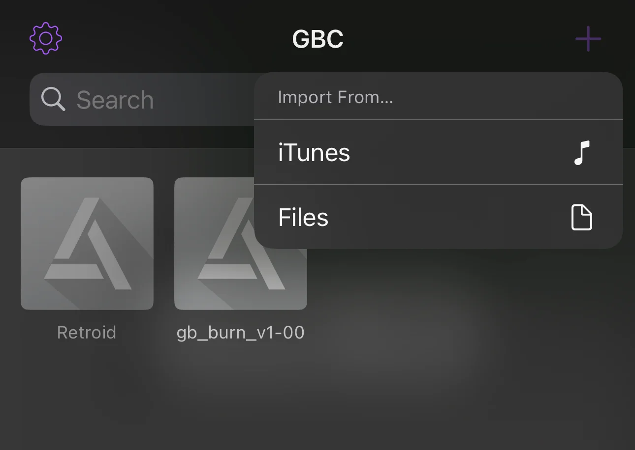Deltaの+ボタンをタップする画面